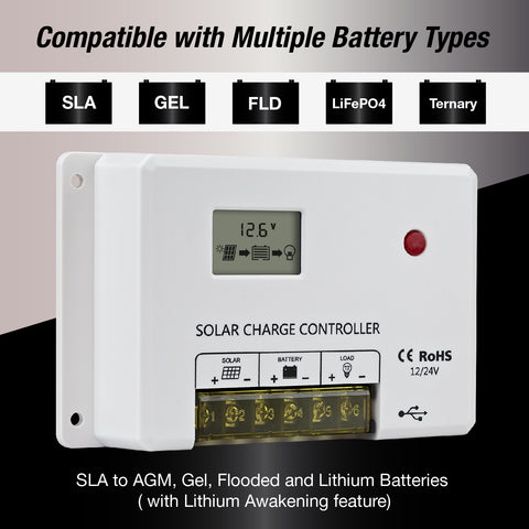 30A PWM Solar Charge Controller
