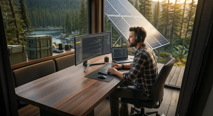 Living Off the Grid: Solar Power & Remote Work