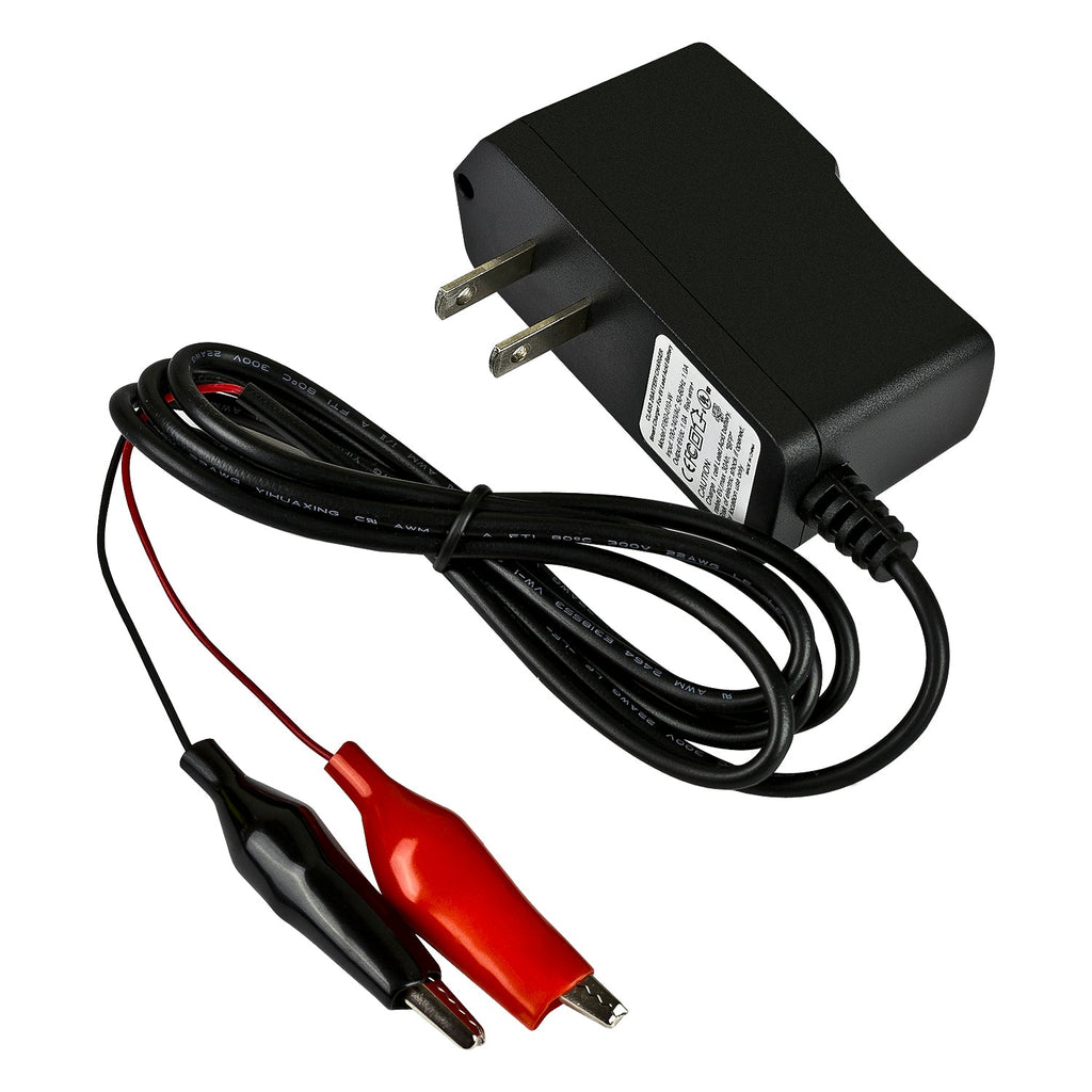 6V 1A Lead Acid Battery Charger [Open Box Item]