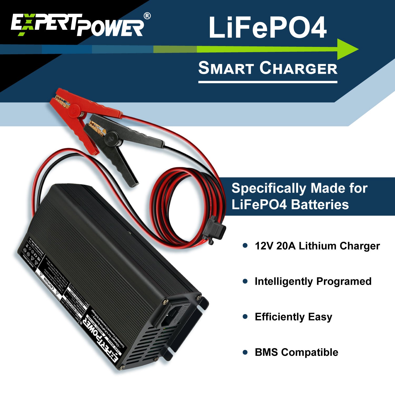 12V 20A Charger - EPC1220 - ExpertPower Direct