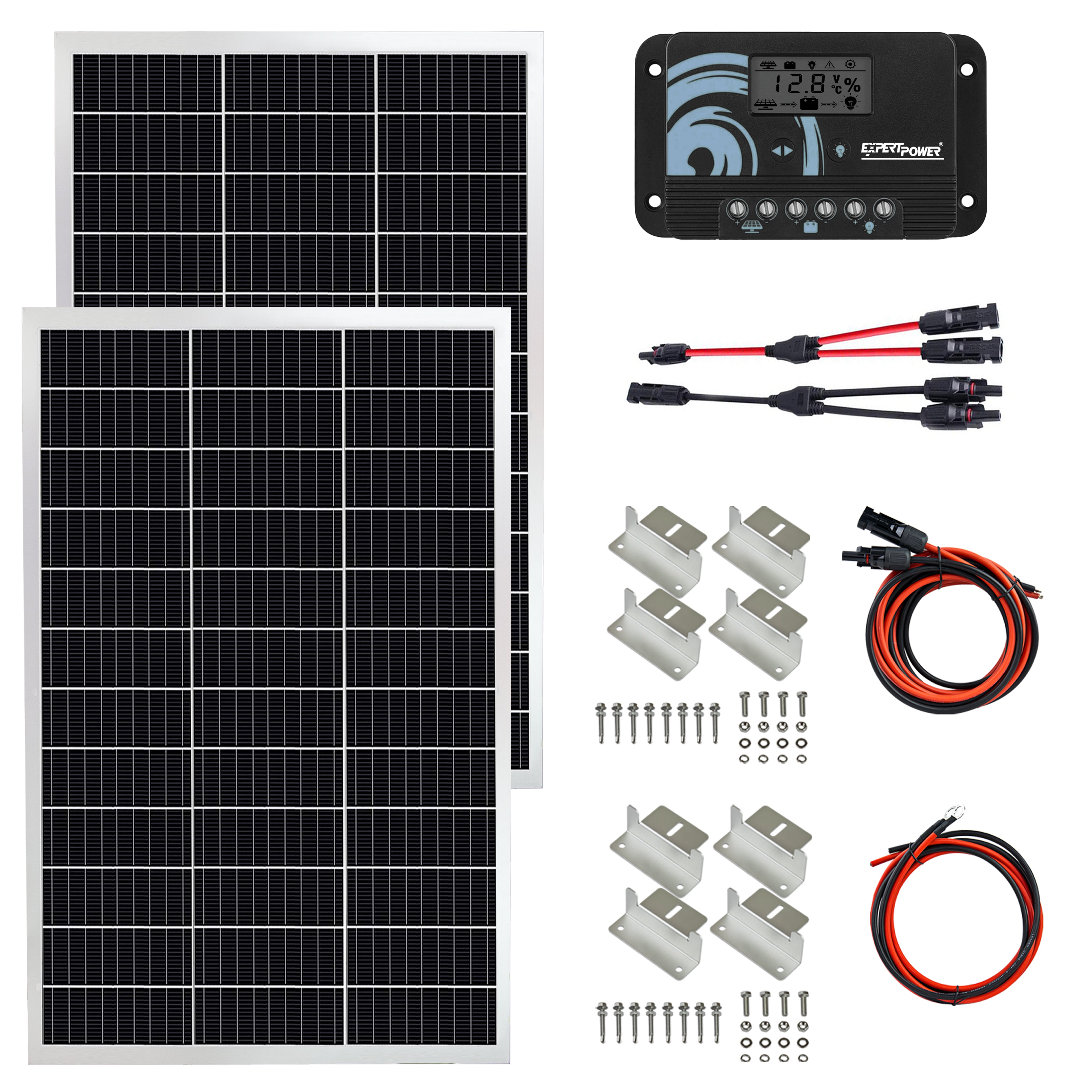 200W - Monocrystalline Rigid - ExpertPower Direct