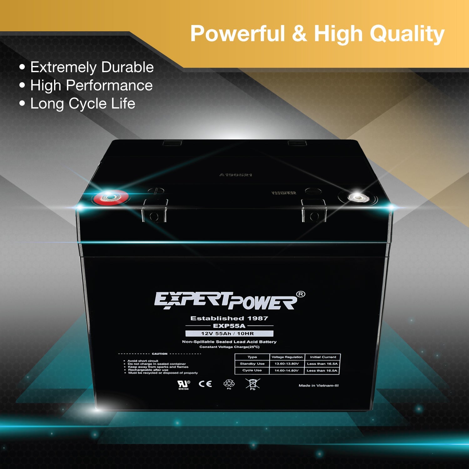 660WH AGM | 200W - ExpertPower Direct
