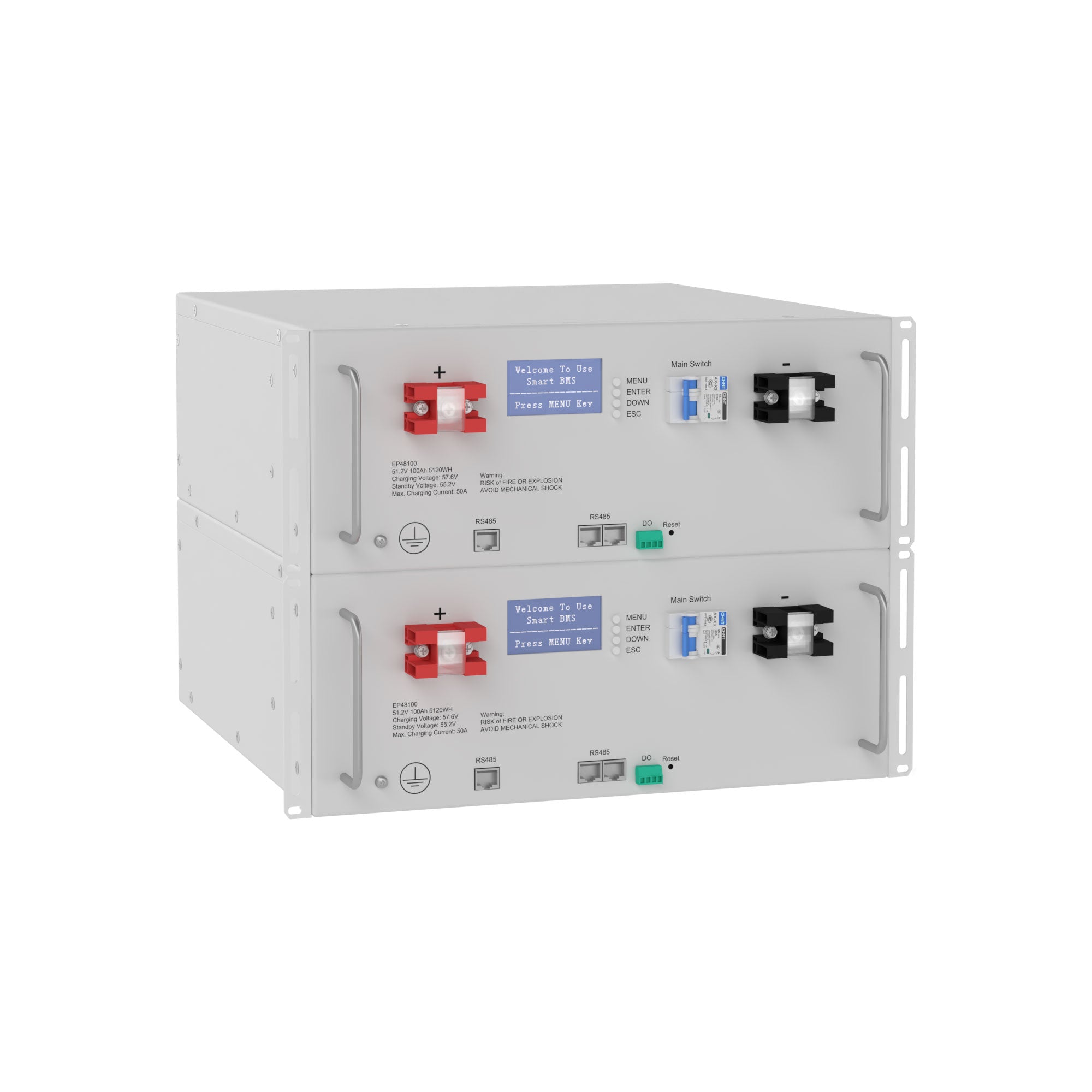2 X 48V 100Ah LiFePO4 - EP48100 - ExpertPower Direct