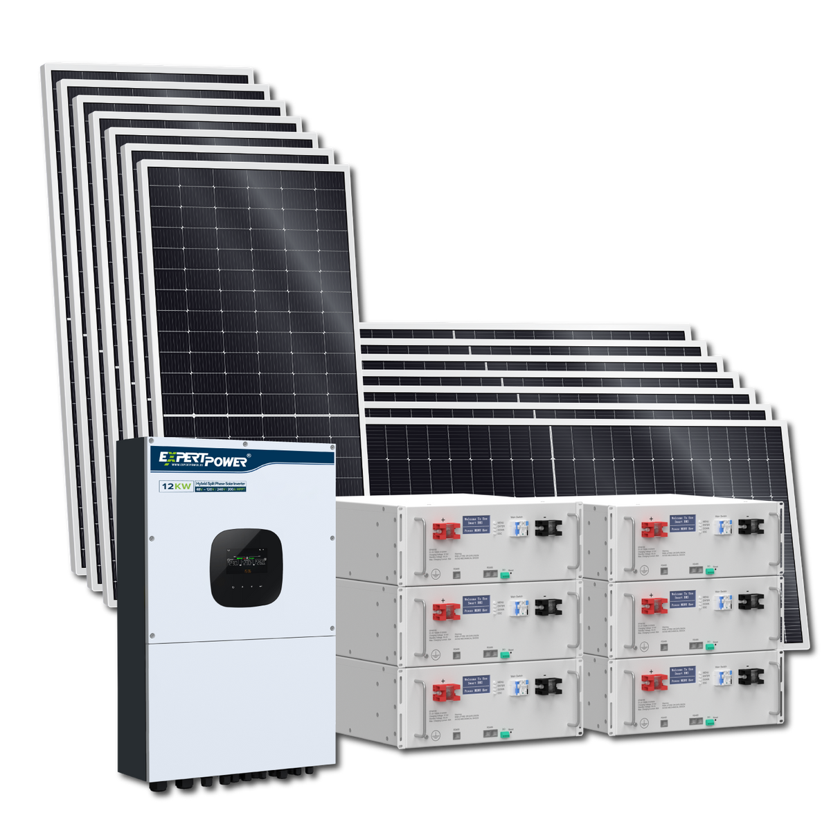 30KWH 7560W 48V Solar Power System Kit | LiFePO4 48V 600Ah, 7560W Solar ...