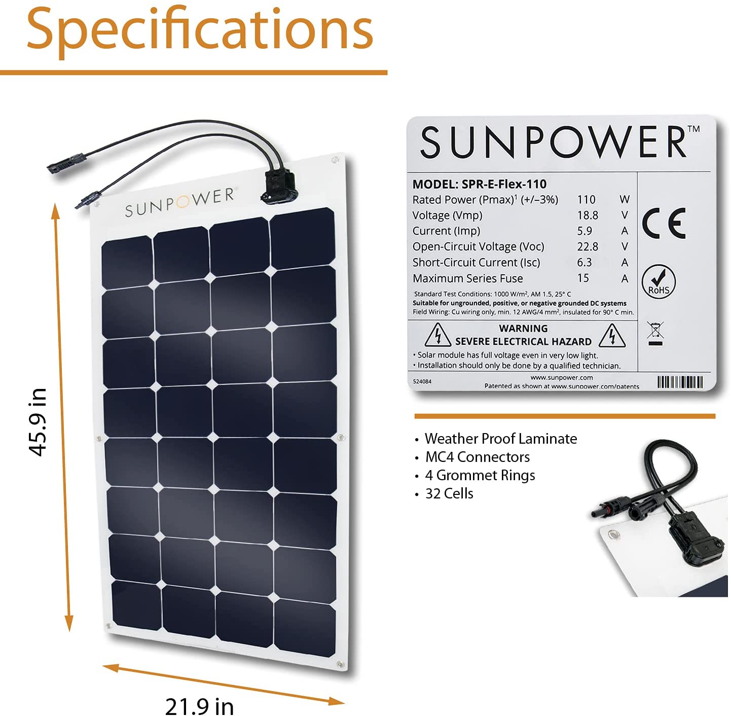 100W Solar Panel Kit - ExpertPower Direct
