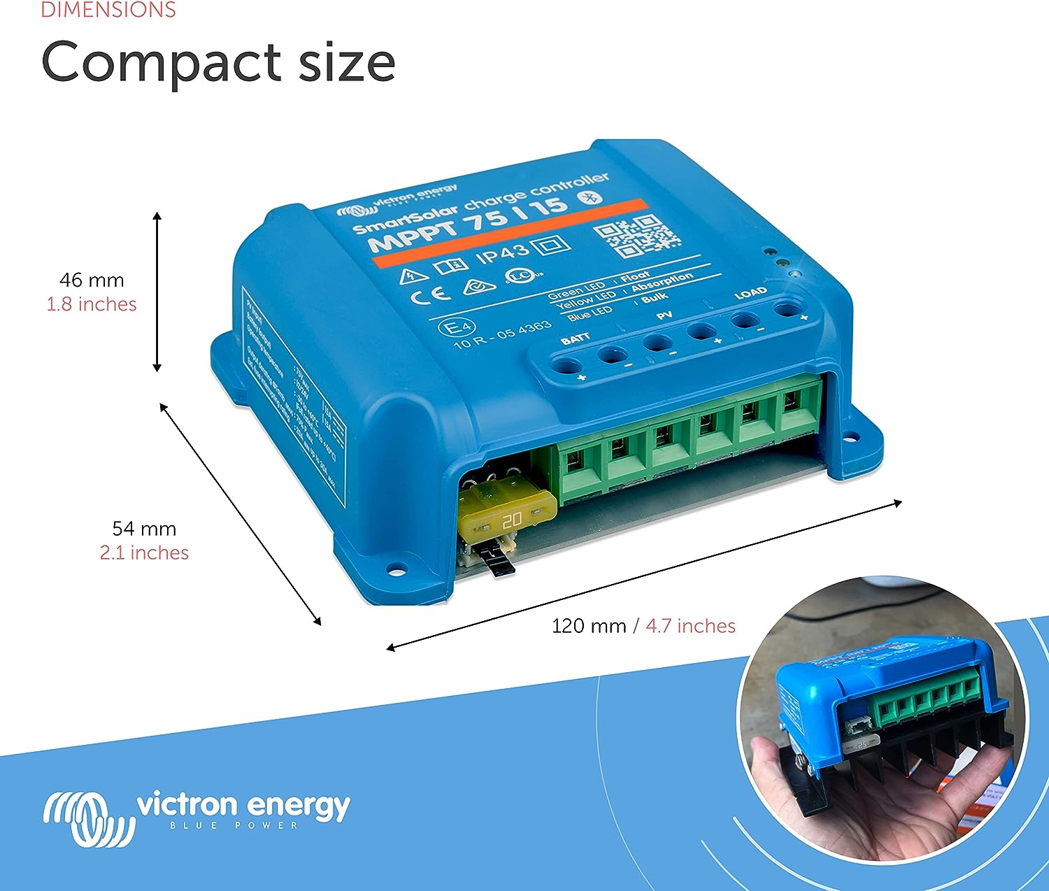 Victron SmartSolar MPPT 100/50 Solar Charge Controller - ExpertPower Direct