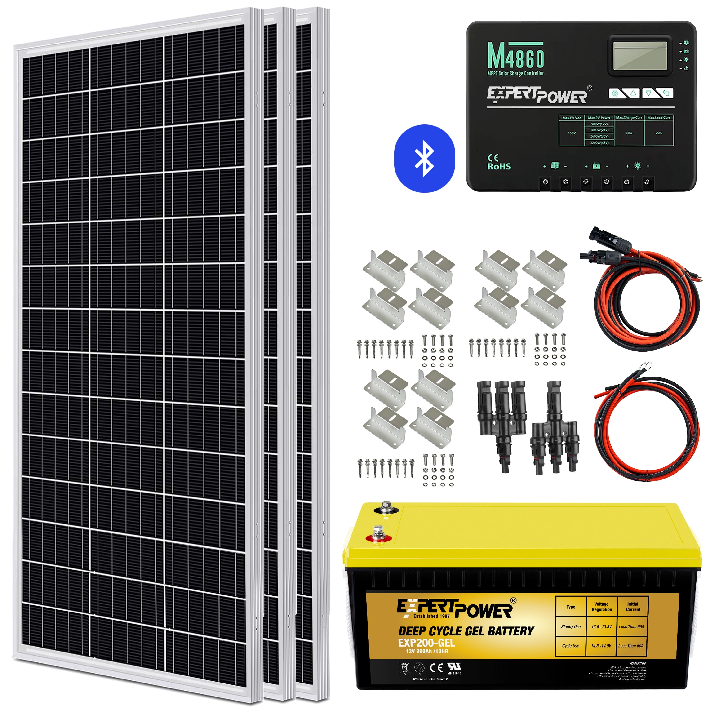 2.4KWH GEL | 630W - ExpertPower Direct