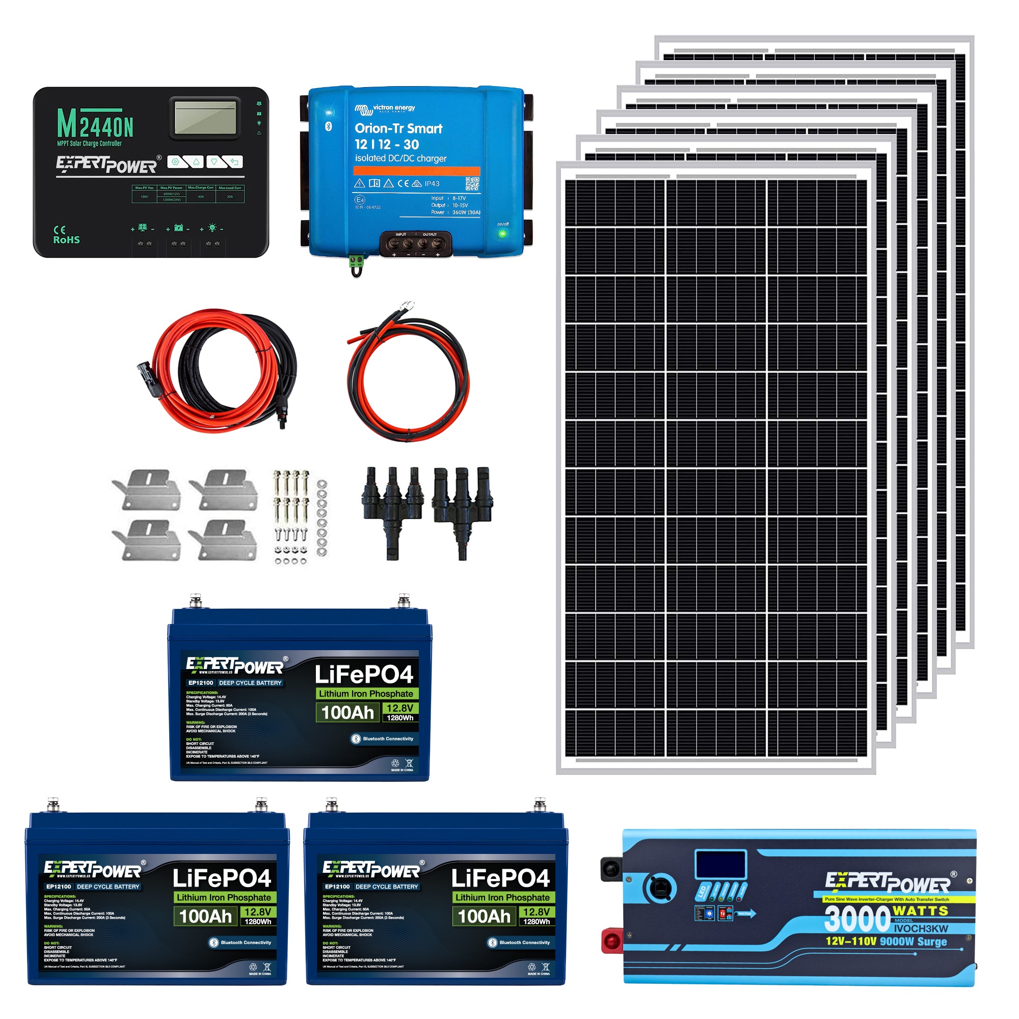 3.8KWH | 600W - ExpertPower Direct