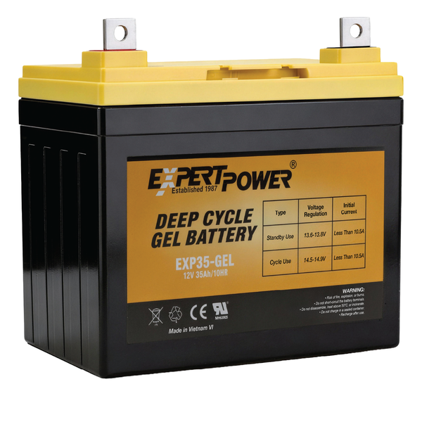 EXP35-GEL  12V 35Ah Gel Deep Cycle - ExpertPower Direct