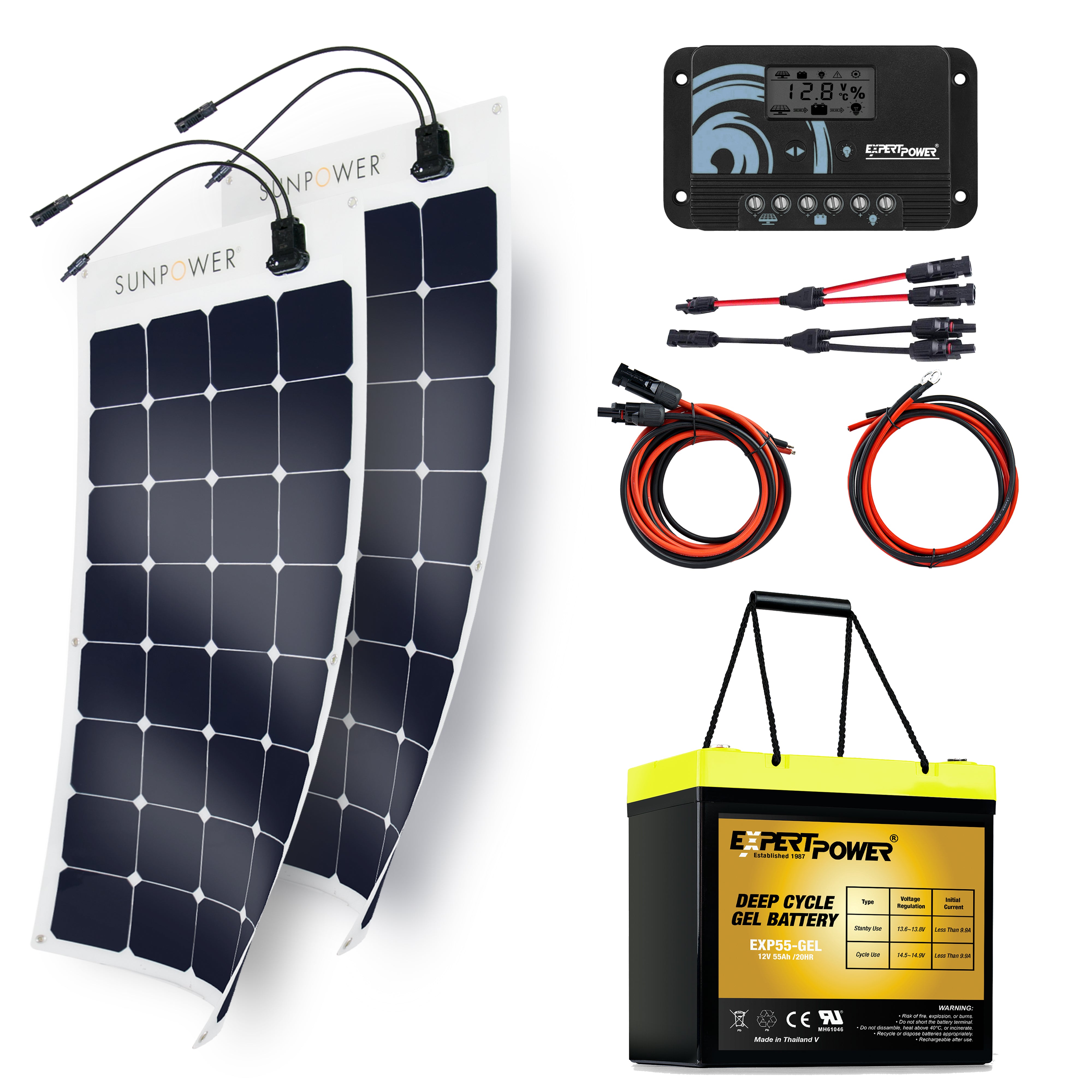 660WH GEL | 200W - SunPower - ExpertPower Direct