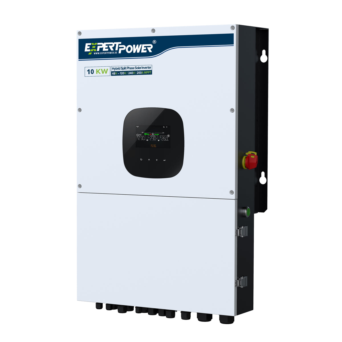 10KW 48V - 120V/ 240V/ 208V Hybrid Solar Inverter | 12KW Solar PV Input ...