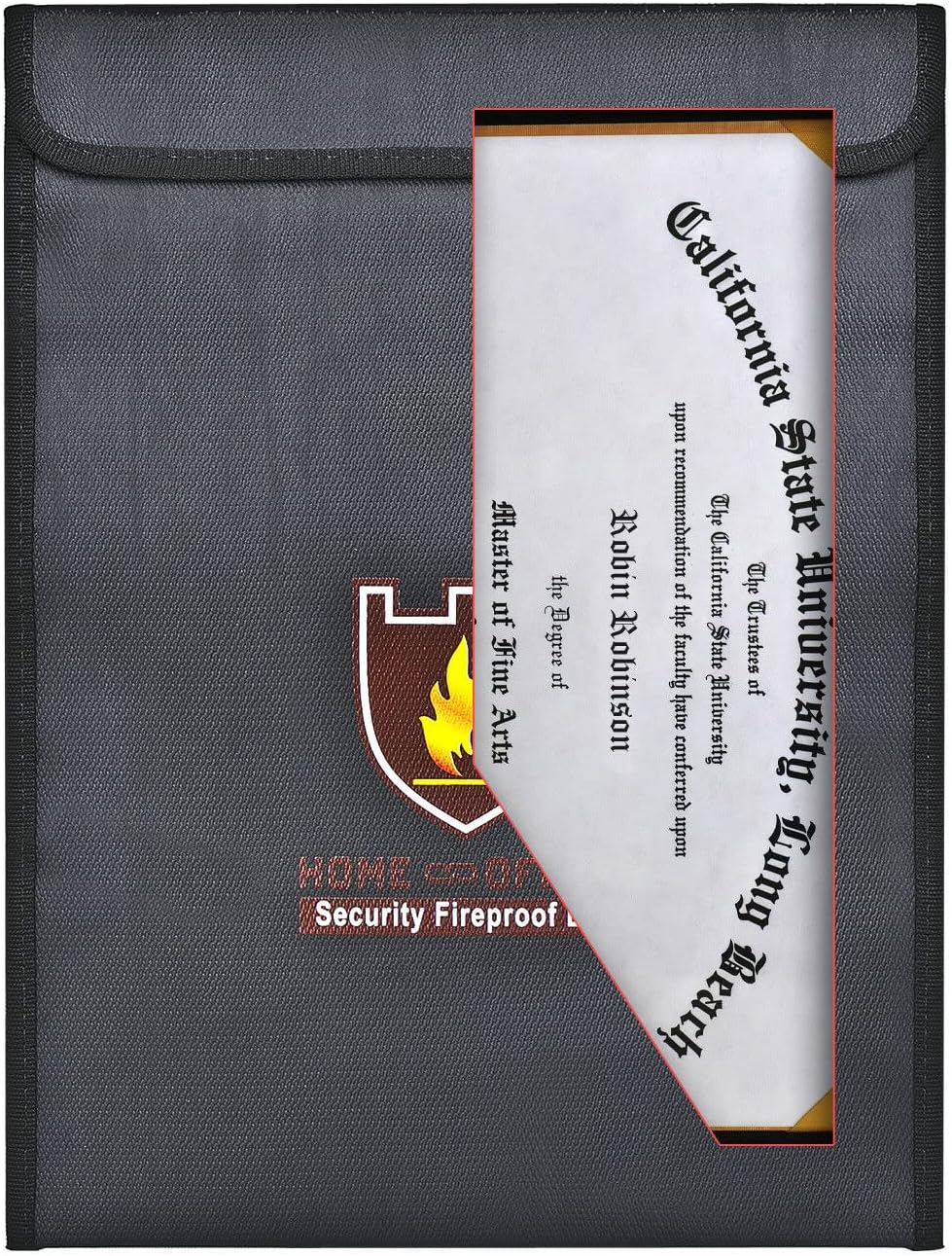 LiPo Fireproof Explosion-Proof Safety Bag | Water-Resistant Document & Money Storage Pouch (15" x 11")