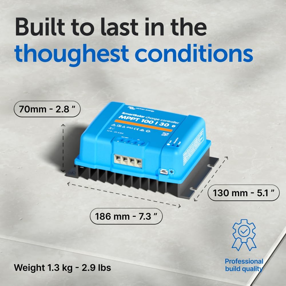 Victron SmartSolar MPPT 100/30 Solar Charge Controller