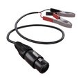 EPC245 Charger Adapter Cable XLR Female to Alligator Clips