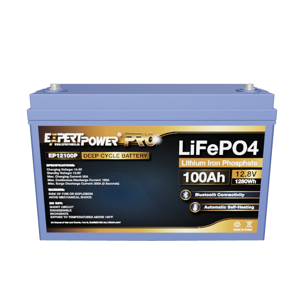 12V 100Ah PRO LiFePO4 Deep Cycle Rechargeable Battery