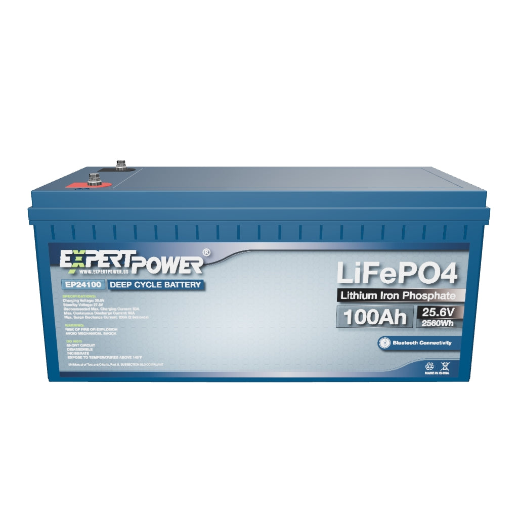 24V 100Ah LiFePO4 Lithium Iron Deep Cycle Battery