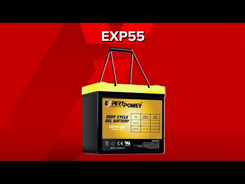 EXP55-GEL  12V 55Ah Gel Deep Cycle
