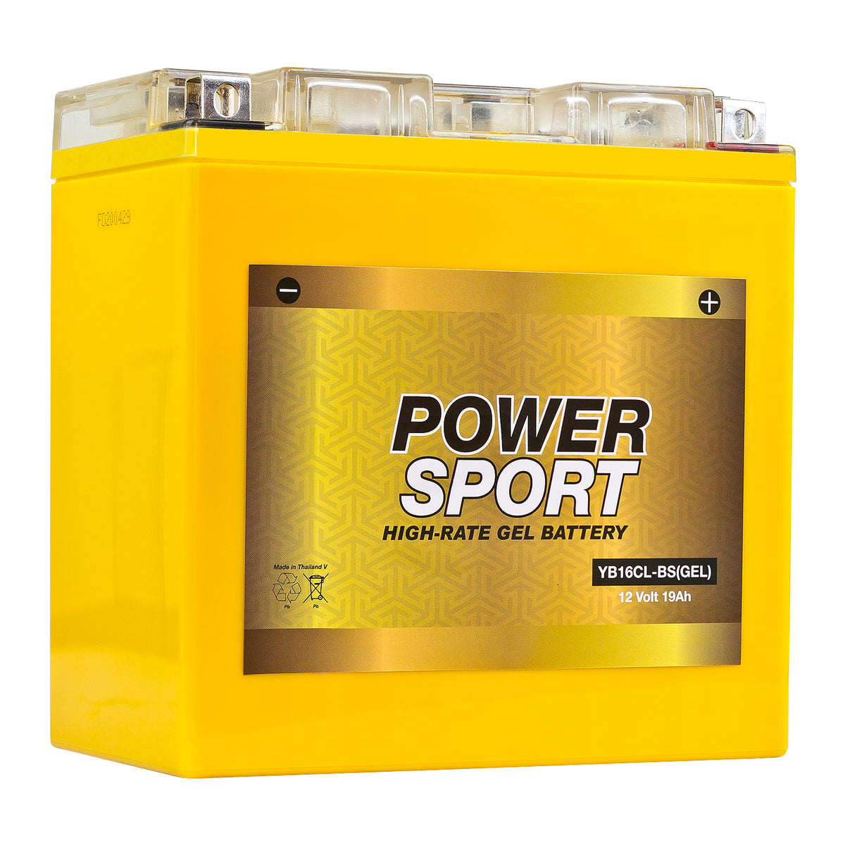 BEST BODY ネオンイエロー セット M ExpertPower Power Sport YB19CL-BS GEL Battery | 12V 19Ah