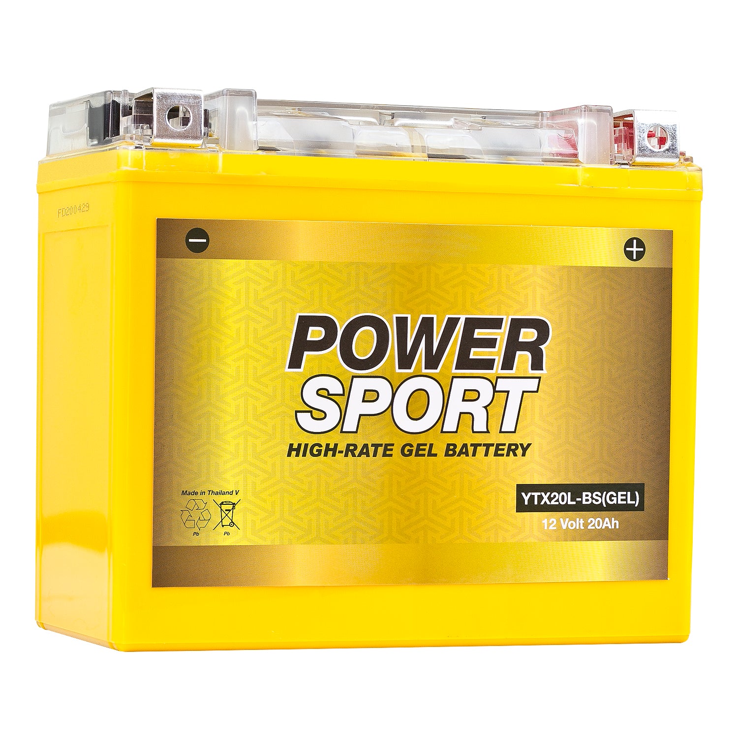 YTX20L-BS GEL Battery - ExpertPower Direct