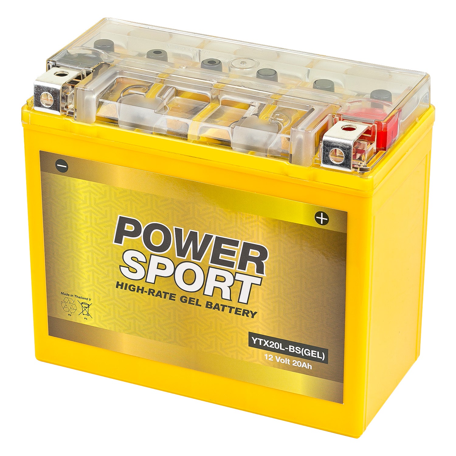 YTX20L-BS GEL Battery - ExpertPower Direct