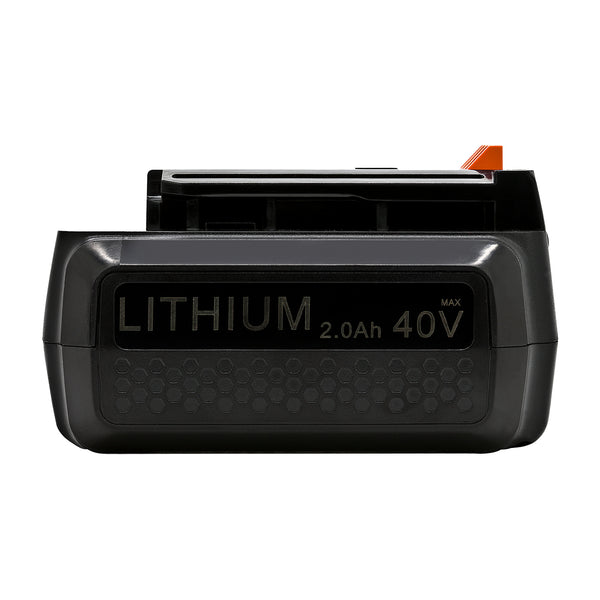 Black+decker 2 Pack 40 Volt 3.0Ah Battery Replacement for Black and Decker 40V Lithium Battery Lbx2040 LBXR2036 LST540 LCS1240 LBX1540 Lst136w