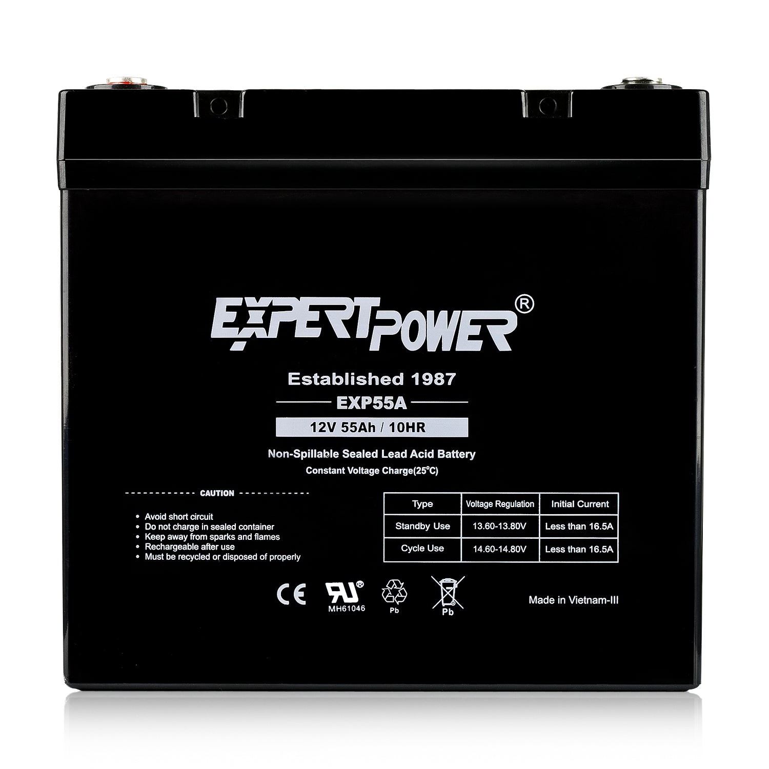 EXP55A 12V 55Ah - ExpertPower Direct