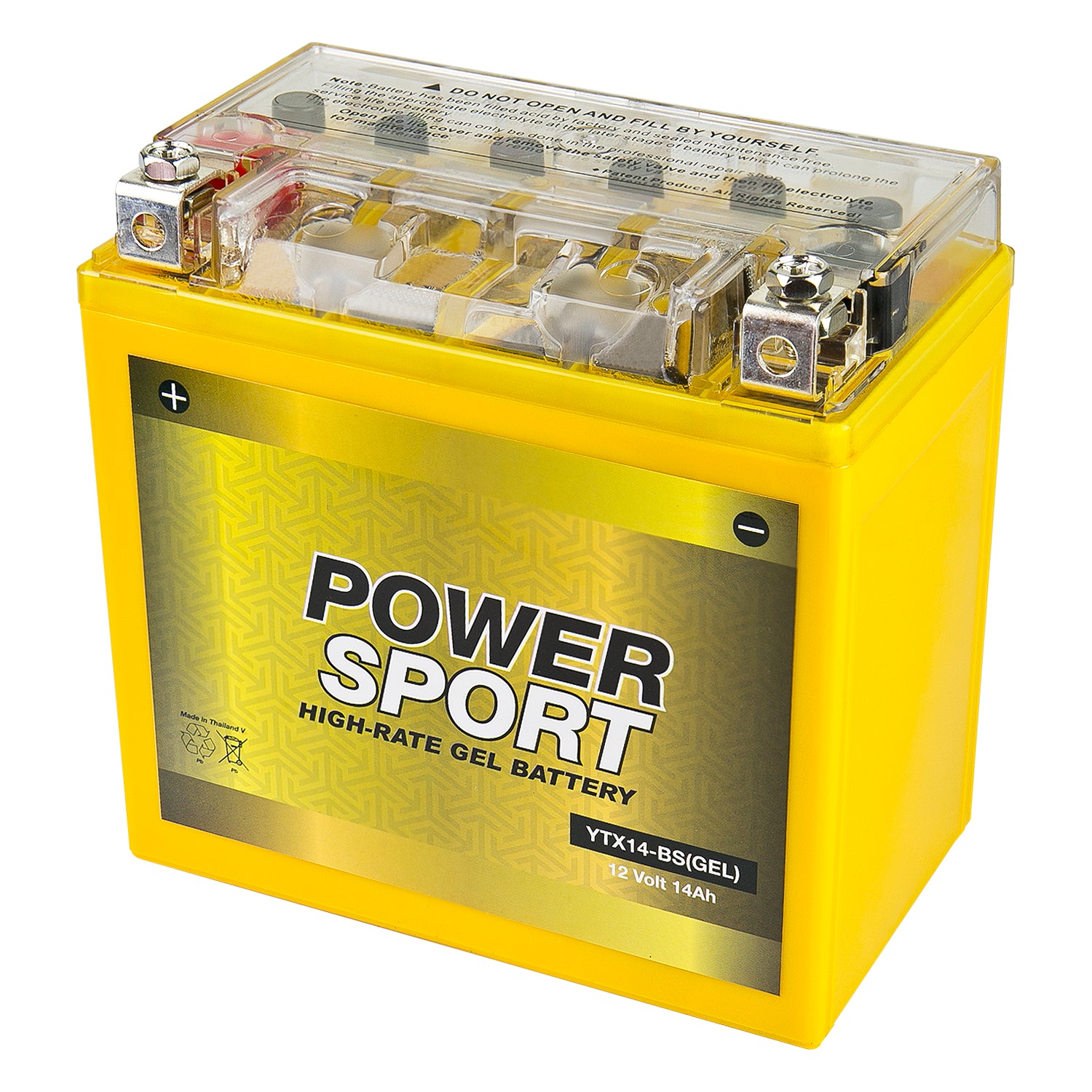 YTX14-BS Gel Battery - ExpertPower Direct