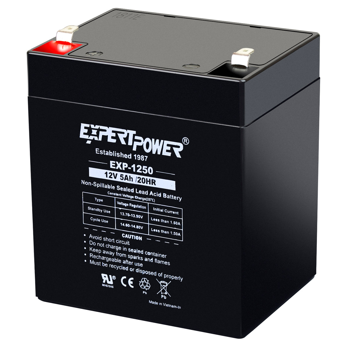 EXP1250 12V 5Ah | ExpertPower Direct