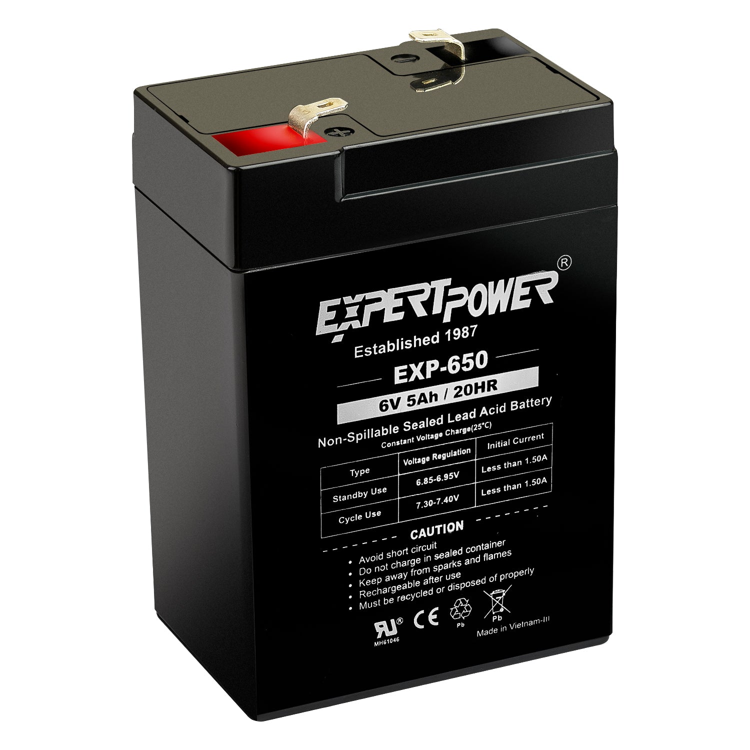 EXP650 6V 5Ah - ExpertPower Direct