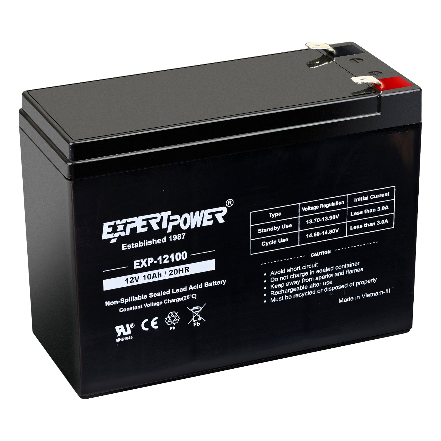 EXP12100 12V 10Ah - ExpertPower Direct