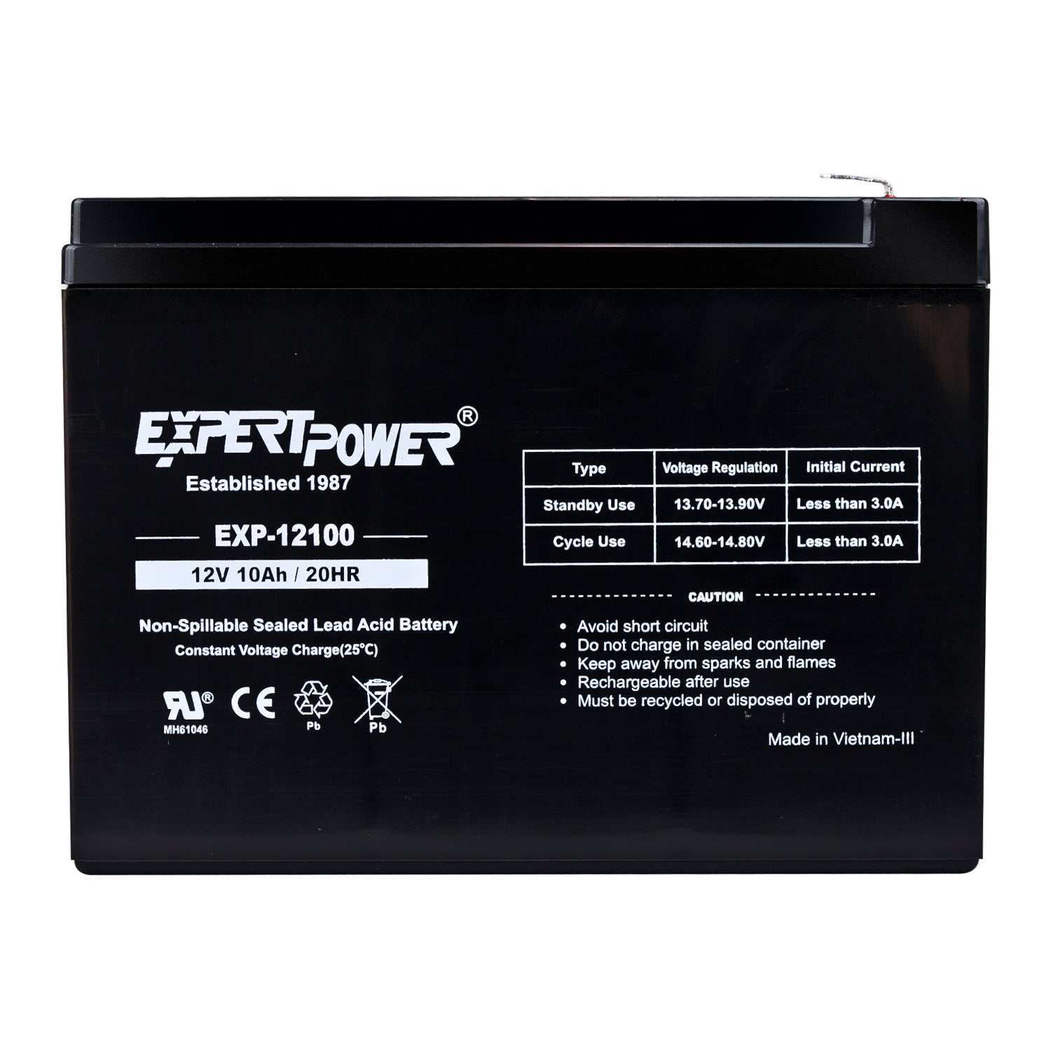 EXP12100 12V 10Ah - ExpertPower Direct