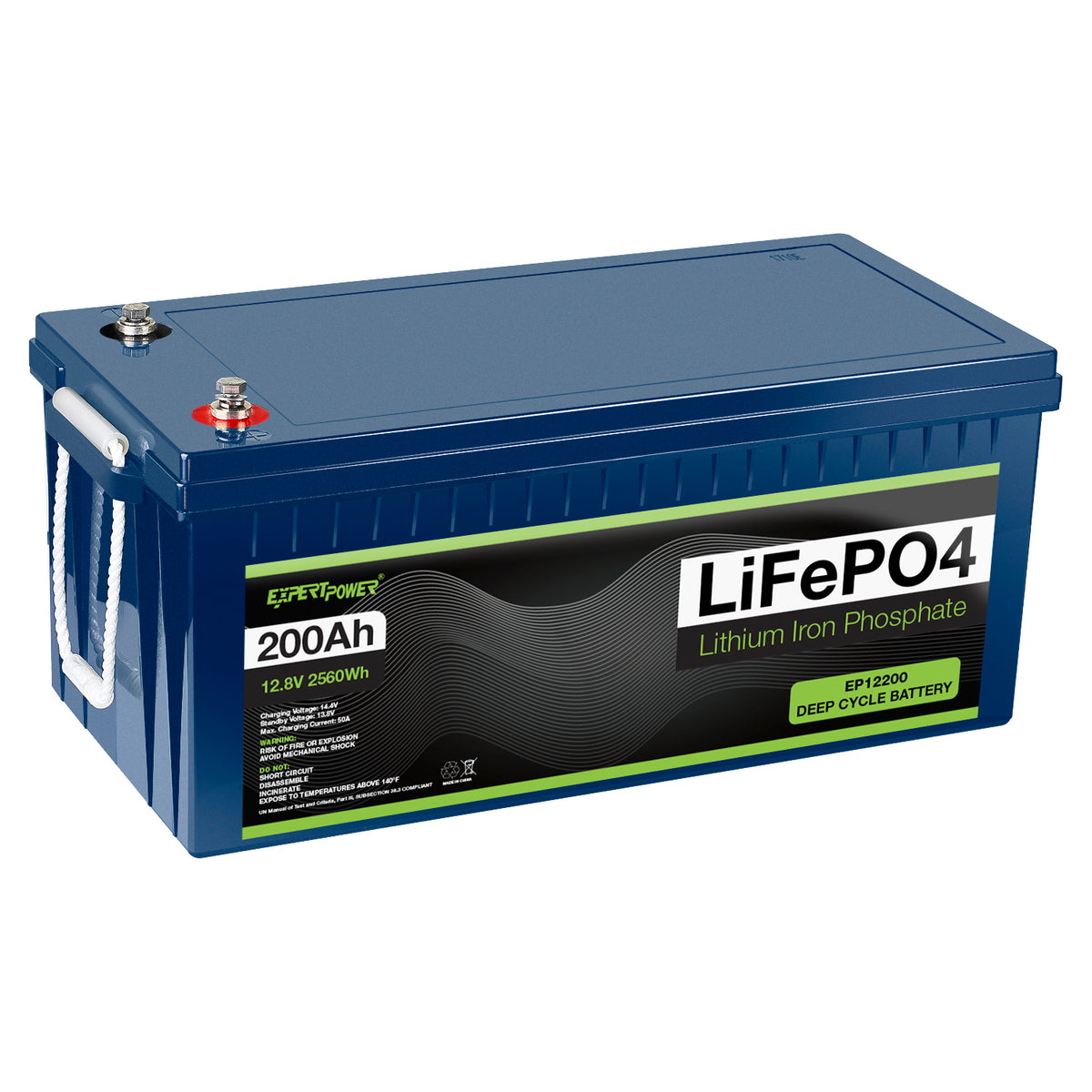 12V 200Ah LiFePO4 Deep Cycle Rechargeable Battery | 2500-7000 Life