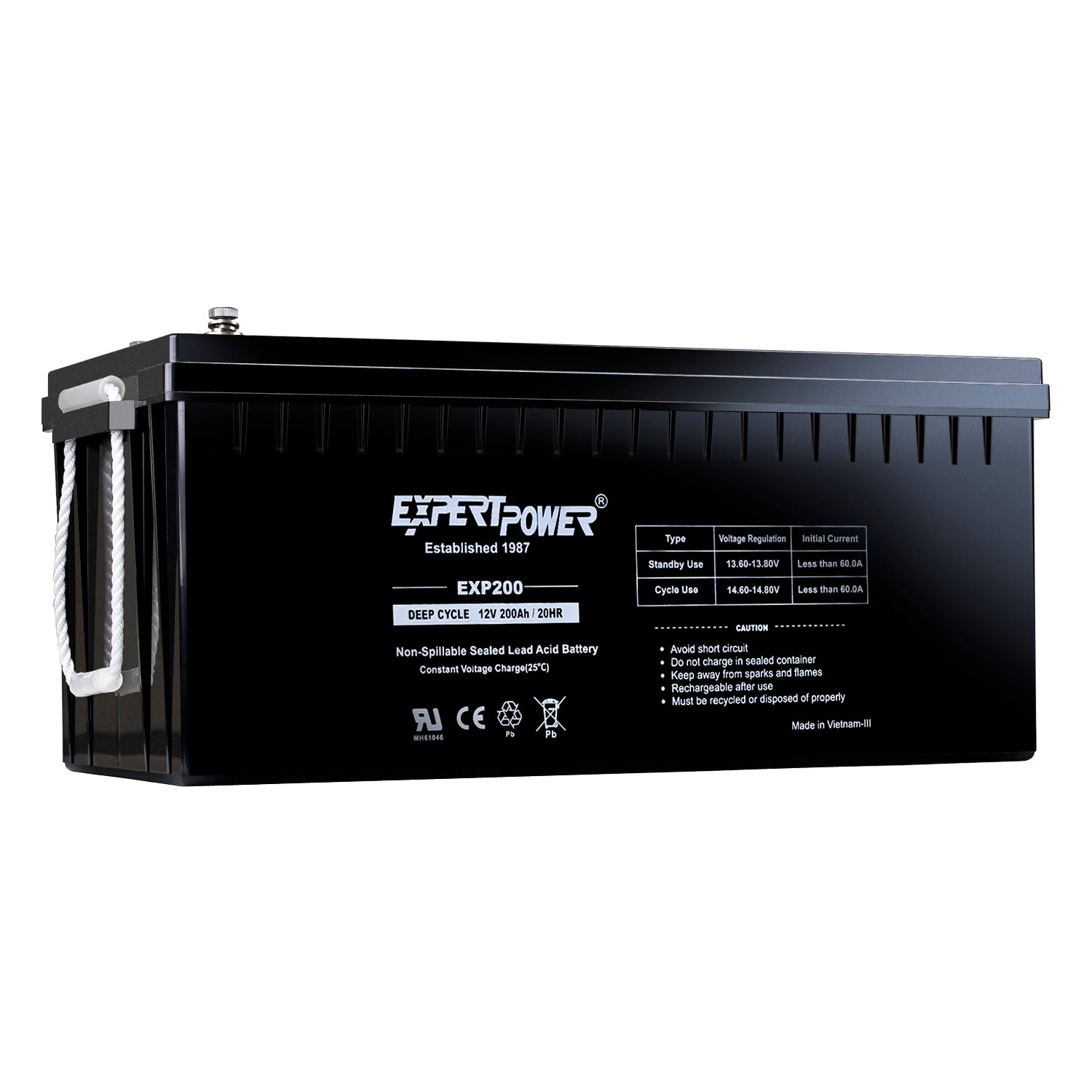 EXP200 12V 200Ah Deep Cycle - ExpertPower Direct