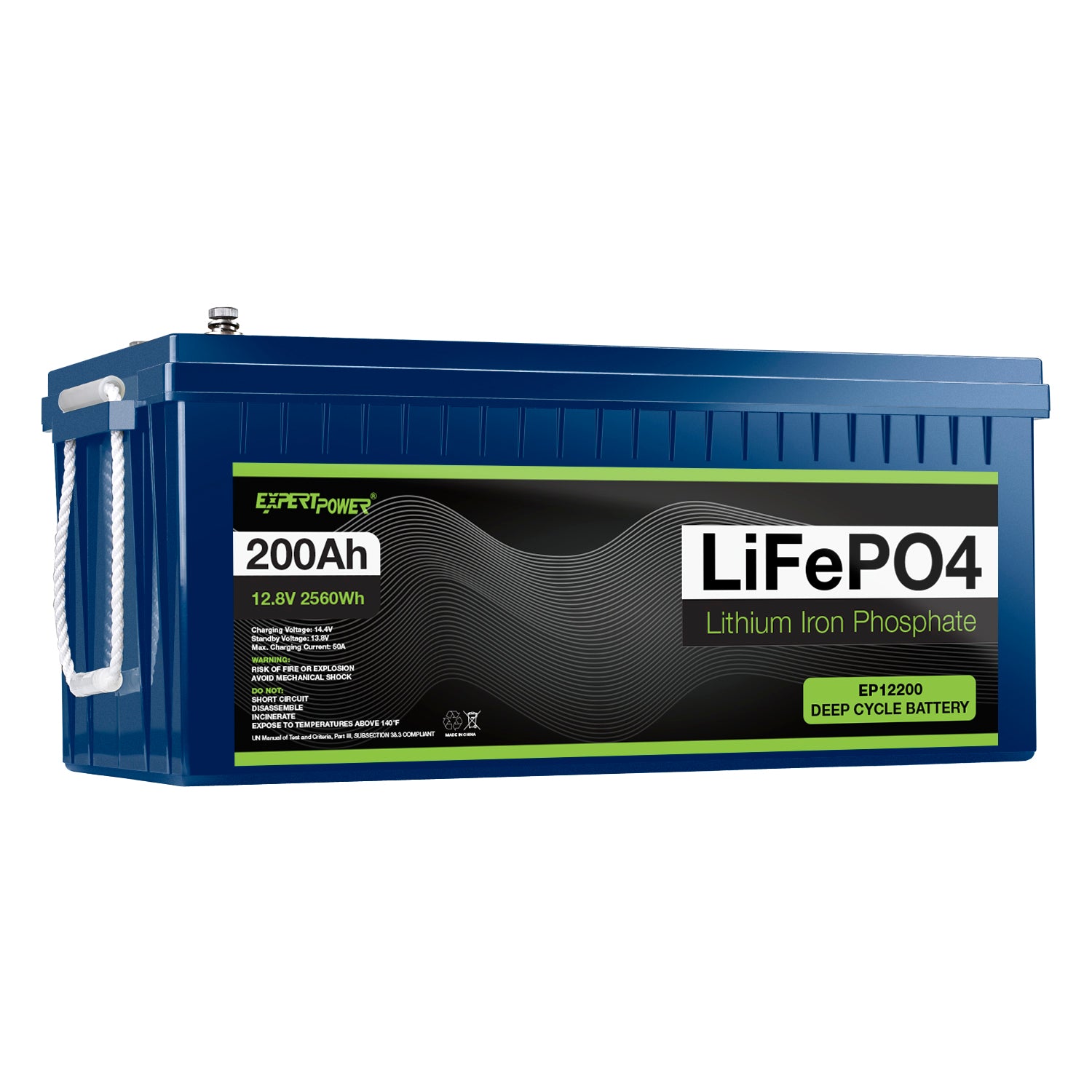 12V 200Ah LiFePO4 - EP12200 - ExpertPower Direct