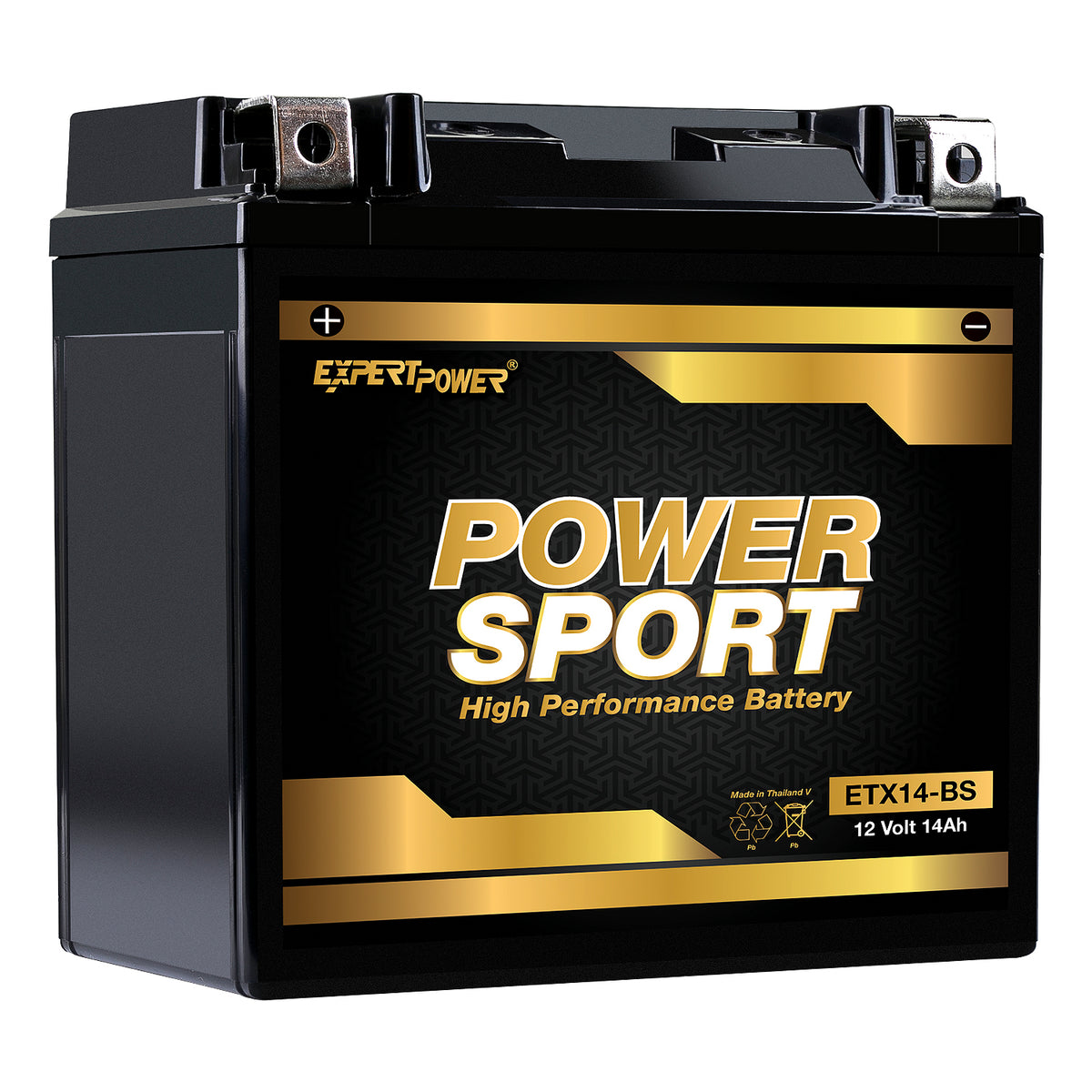YTX14-BS SSB Powersport MF Motorcycle Battery - Superstart Batteries
