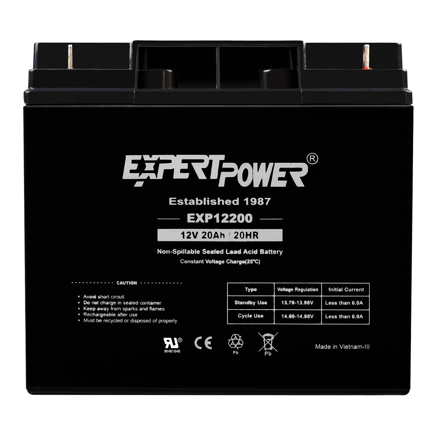 EXP12200 12V 20Ah - ExpertPower Direct