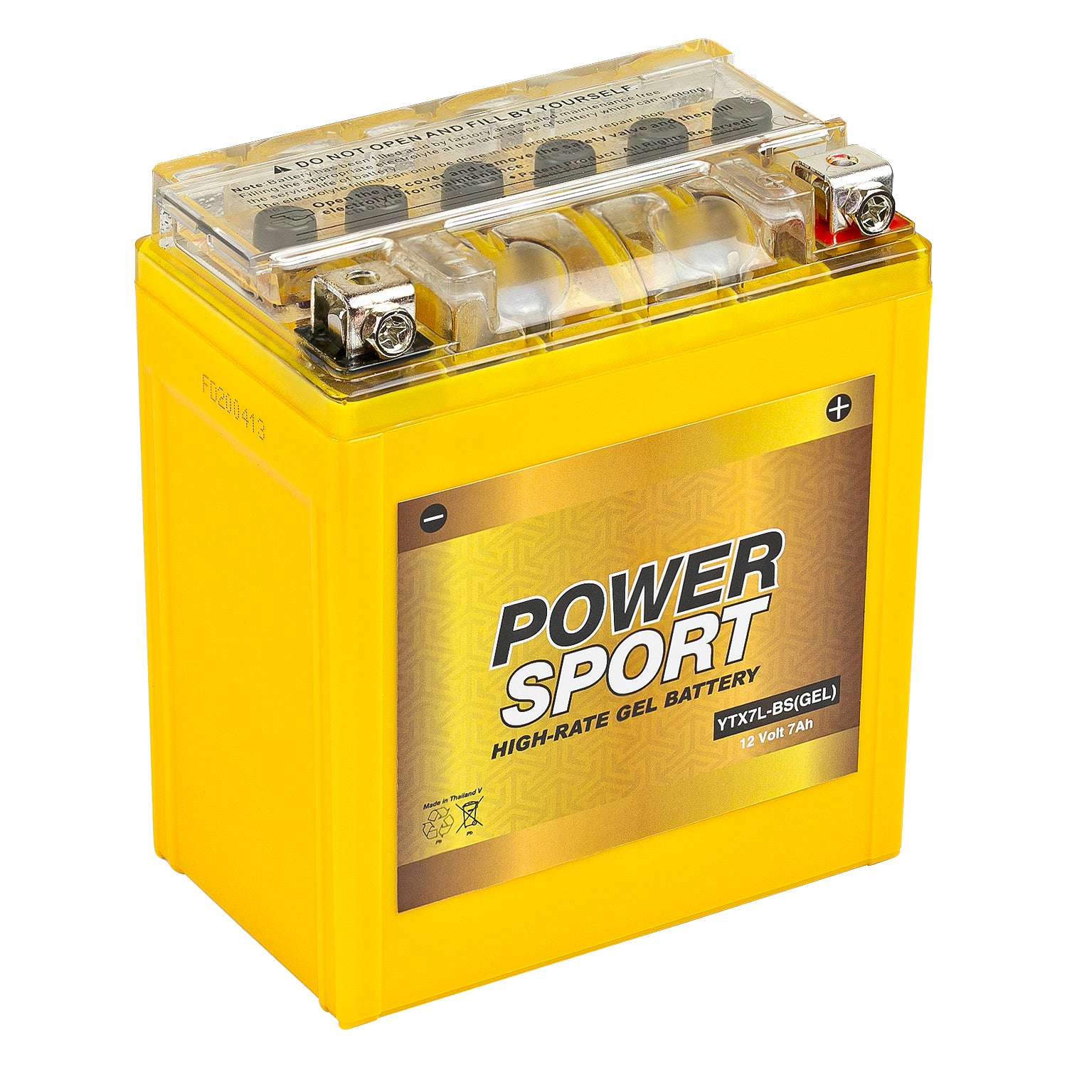 YTX7L-BS GEL Battery - ExpertPower Direct