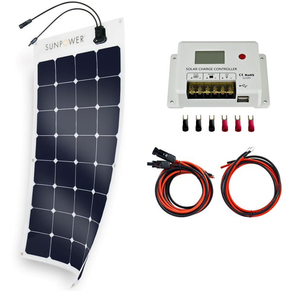 Flexible 100W Solar Charging Kit