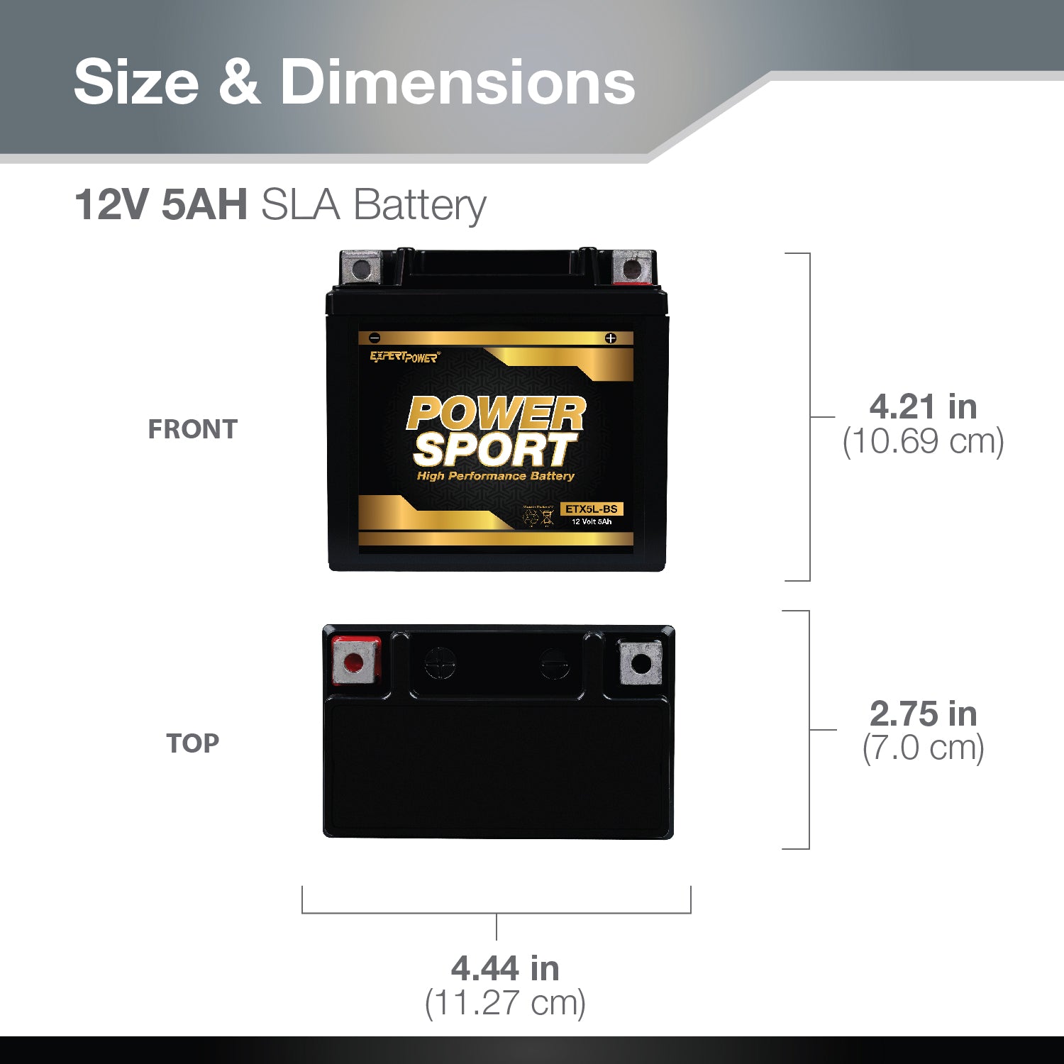 Q-Batteries Batteria Moto YTX5L-BS Gel 50412 12V 5Ah 90A Ordina Su Batterie - Foto 6