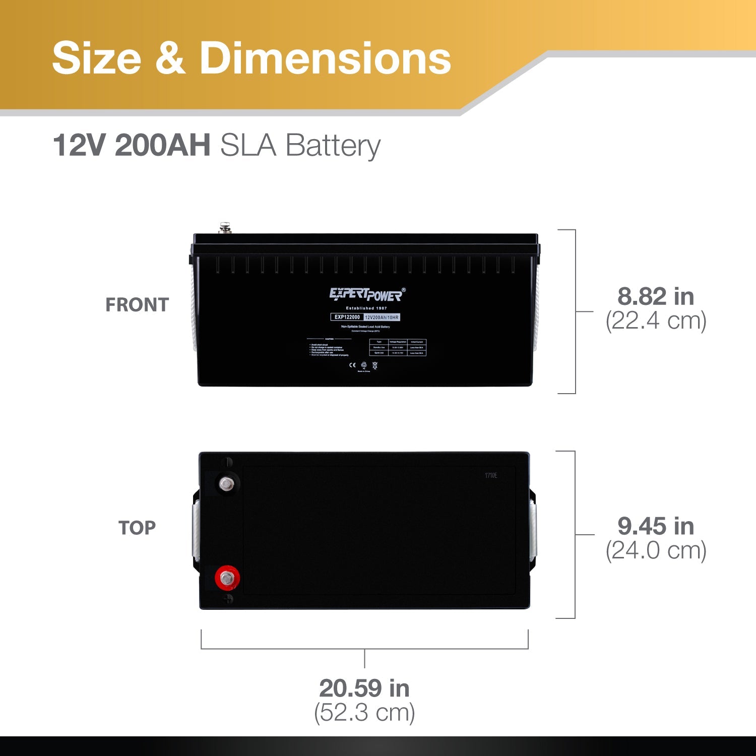 2.4KWH AGM | 630W | 3KW - ExpertPower Direct