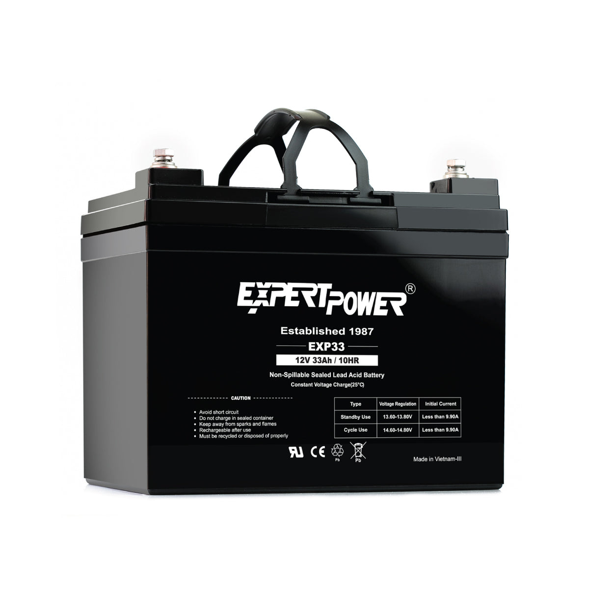 EXP33 12V 33Ah | ExpertPower Direct