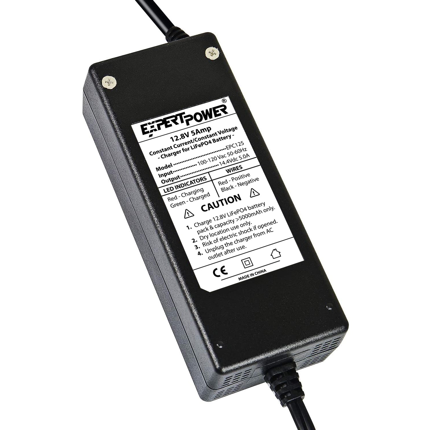 12V 5A Charger - EPC125 - ExpertPower Direct