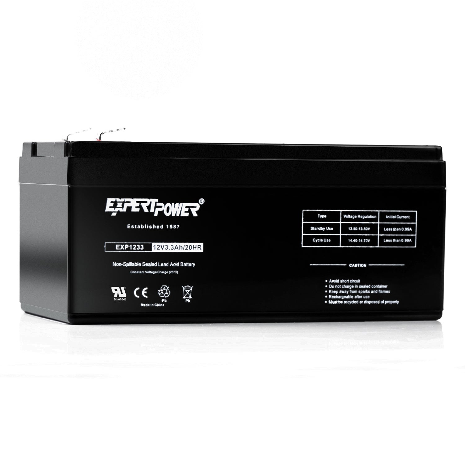 EXP1233 12V 3.3Ah - ExpertPower Direct