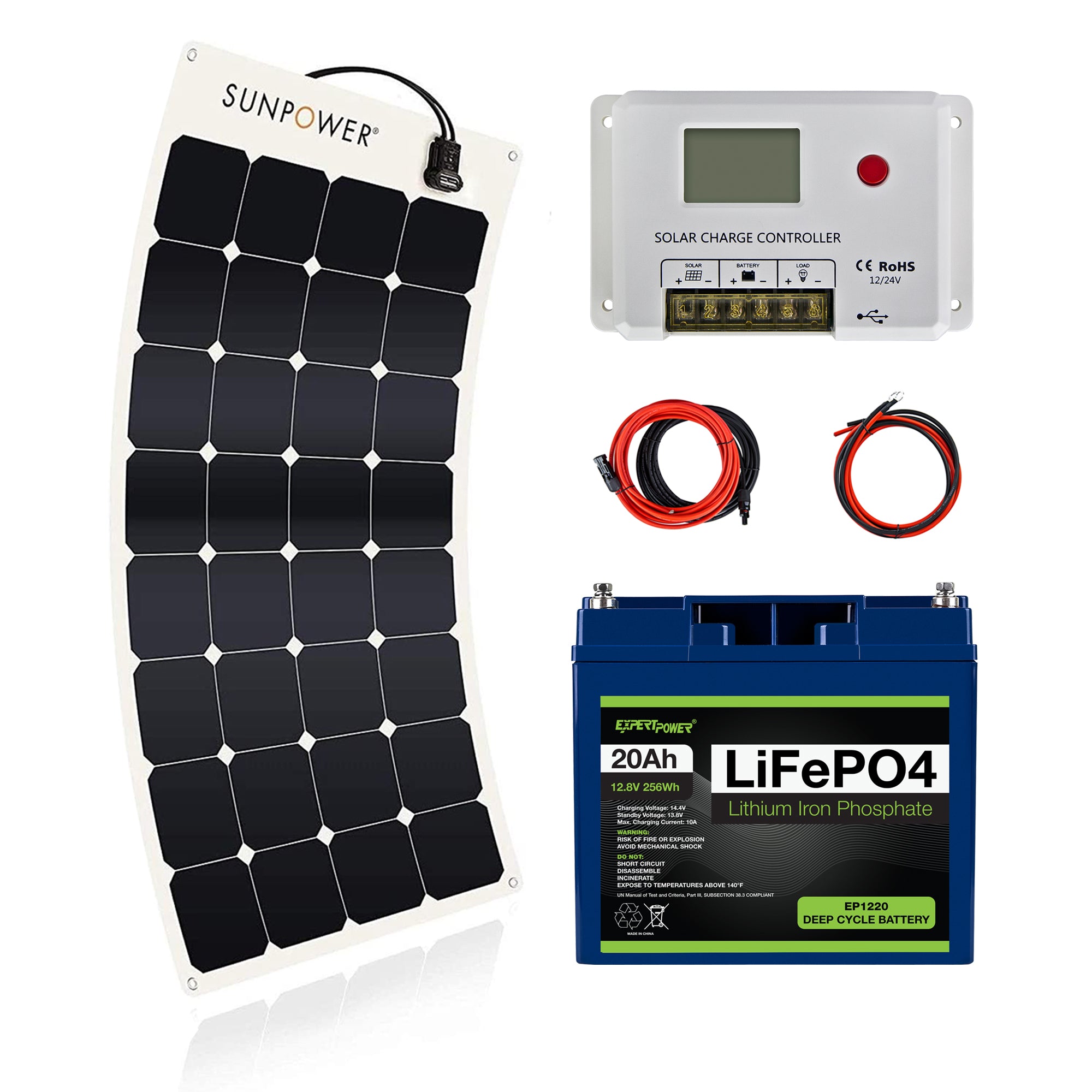 12v 20A DCDC BATTERY-TO-BATTERY CHARGER WITH SOLAR INPUT KIT