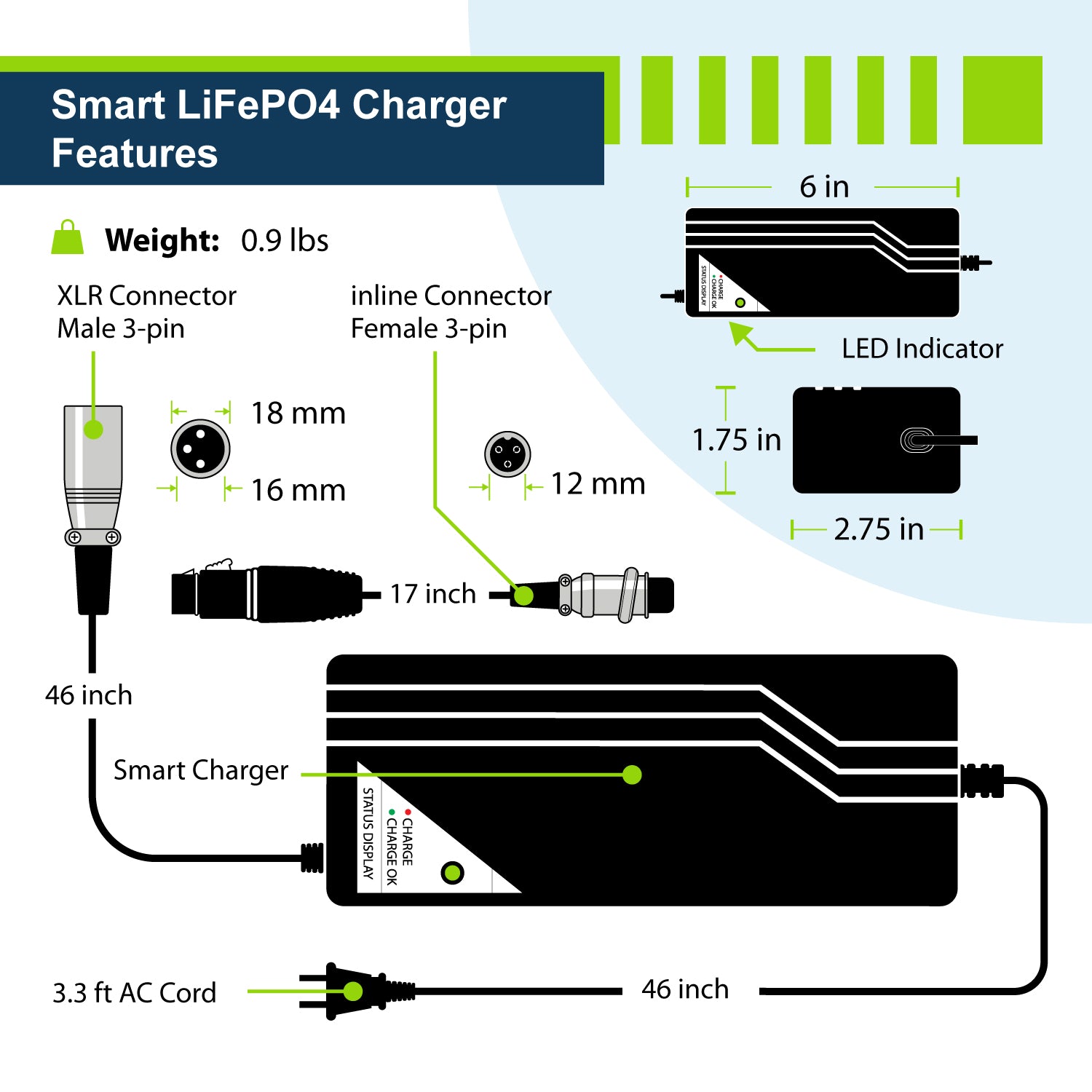 kraftmax BC-1000 USB Akku Ladegerät für Lithium Akkus Li-Ion Batterie-Ladegerät (1-tlg kraftmax BC-1000 USB Akku Ladegerät für Lithium Akkus Li-Ion Batterie-Ladegerät (1-tlg