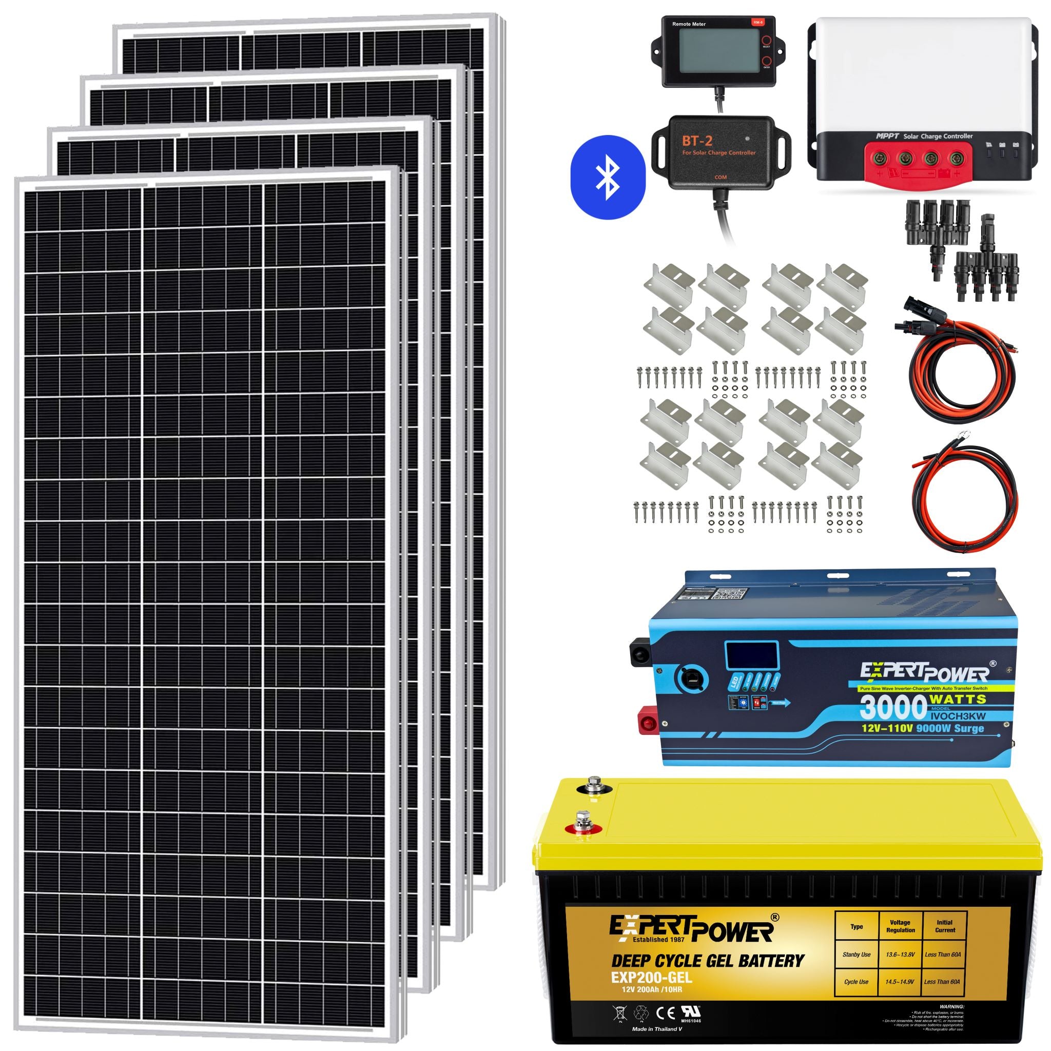 2.4KWH GEL | 400W - ExpertPower Direct