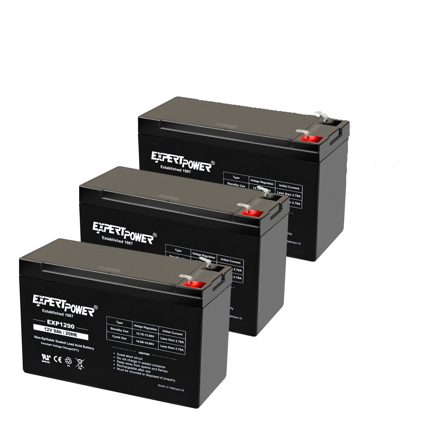 EXP1290 12V9Ah SLA Battery