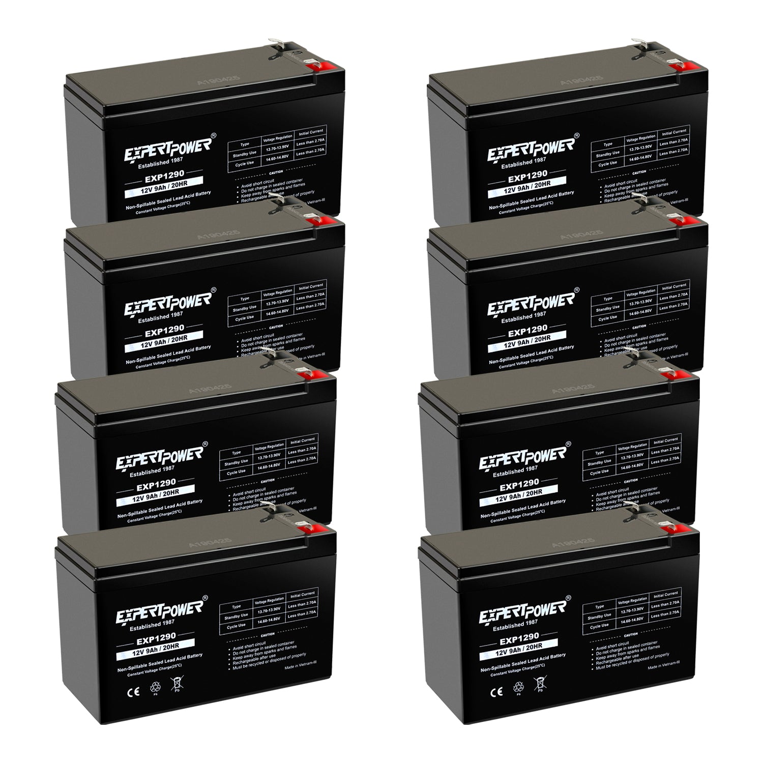 EXP1290 12V 9Ah - ExpertPower Direct