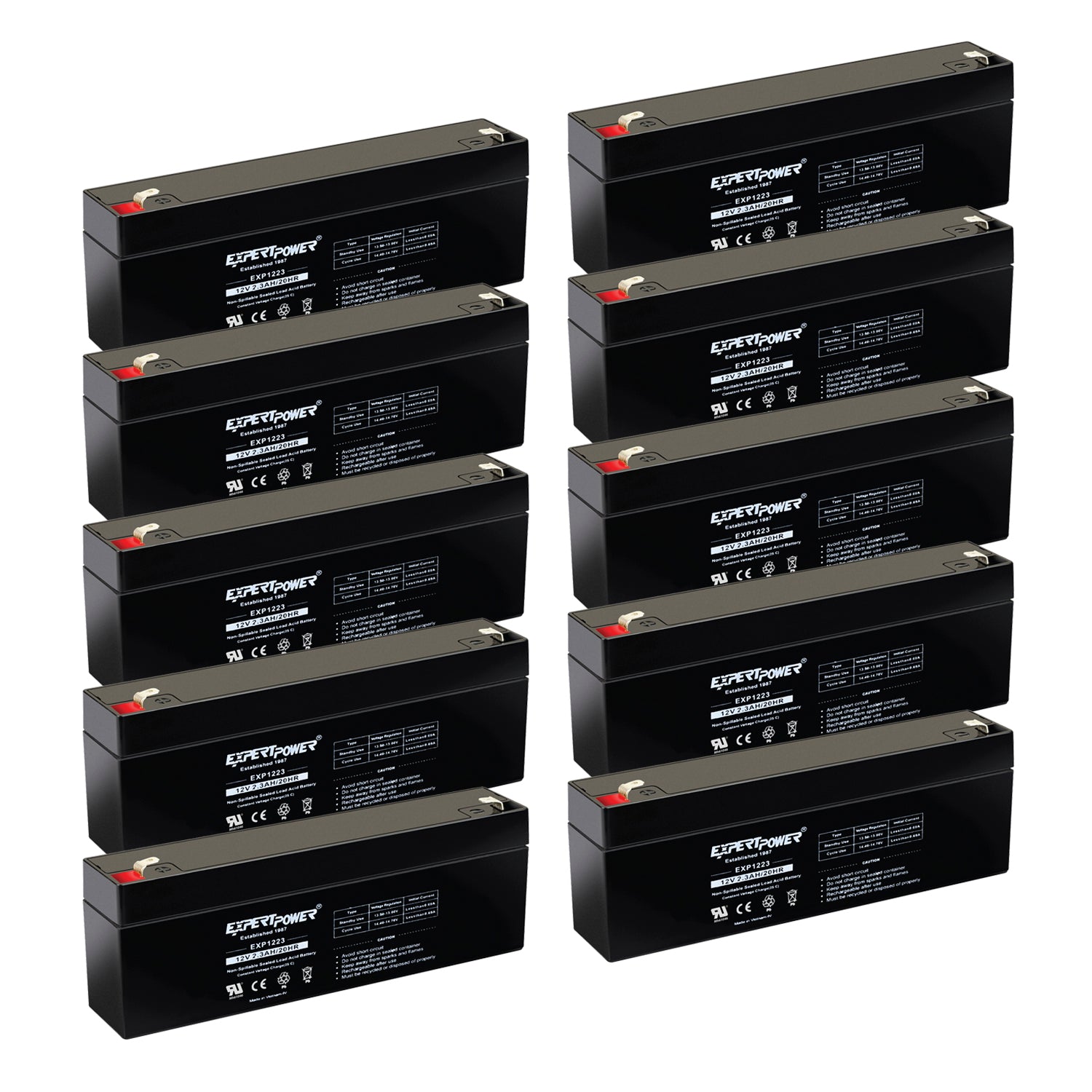 EXP1223 12V 2.3Ah - ExpertPower Direct