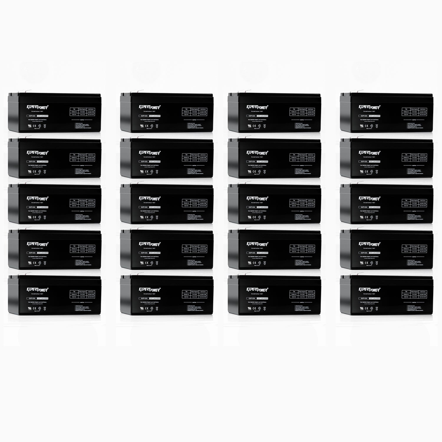 EXP1233 12V 3.3Ah - ExpertPower Direct